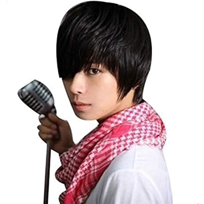 DILLARDS Man Short Wigs Fashion Hairstyle F79 Black - Image 1